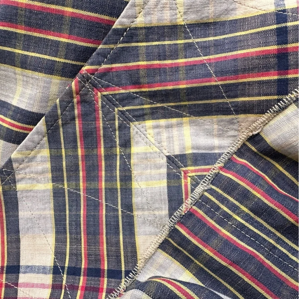 Ralph Lauren Double RL Unconstructed Madras Plaid Blazer